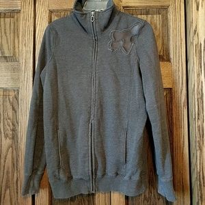 Ladies Fox zip up sweatshirt/jacket